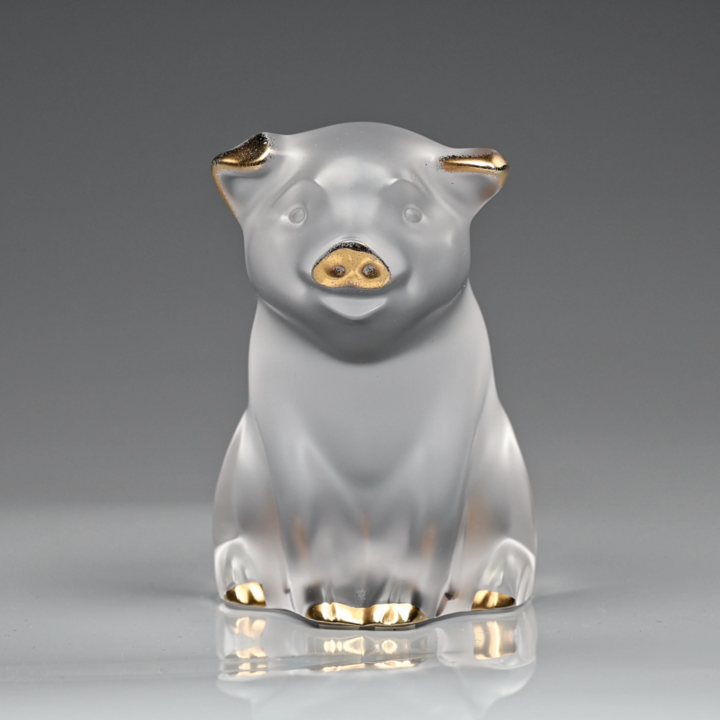 Хрустальная фигурка Лалик Свинка Франция Lalique Cochon Pig