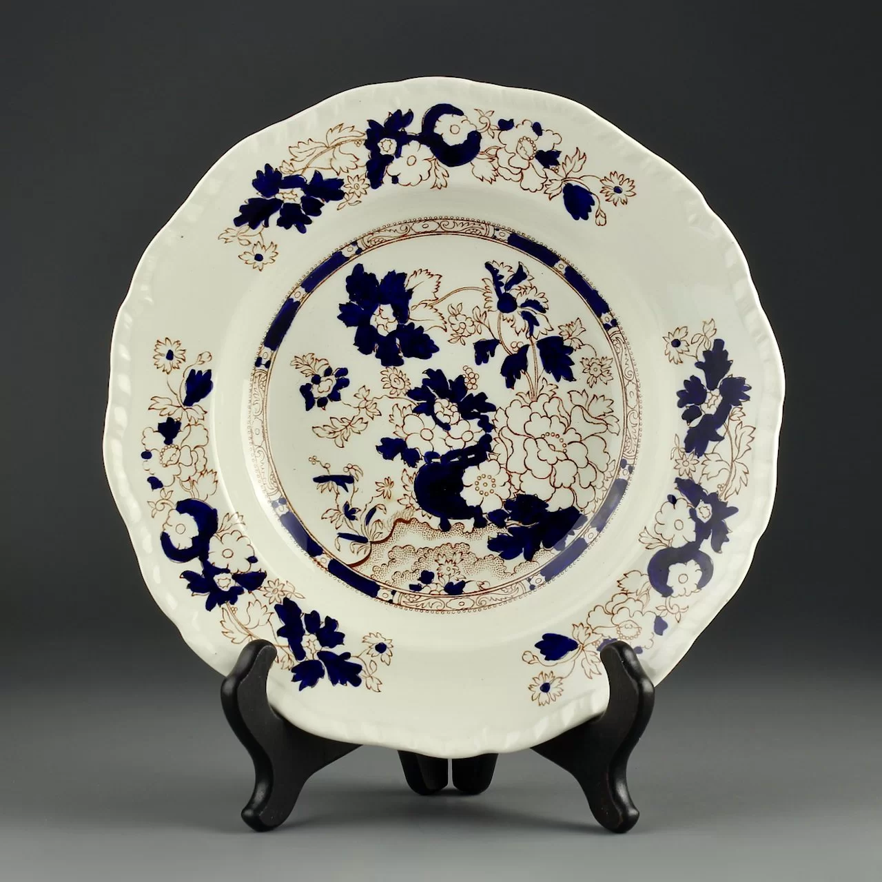 Винтажная глубокая тарелка Mason's Ironstone Mandarin Мандарин 22,5 см