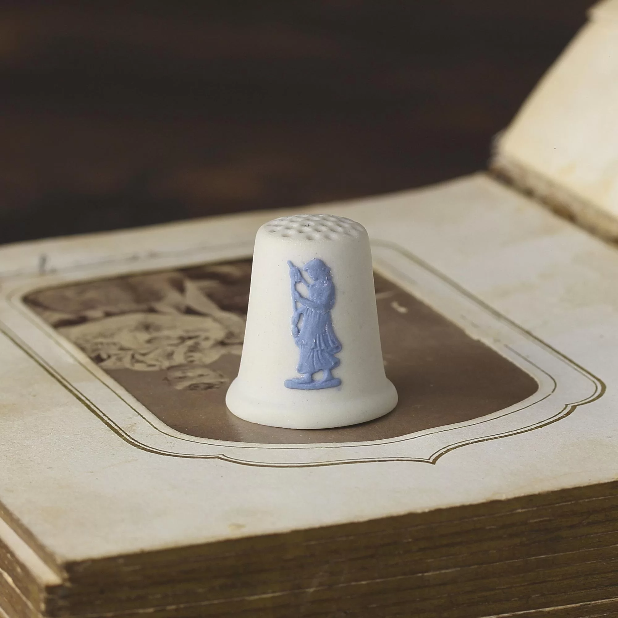 Винтажный английский напёрсток Веджвуд Wedgwood