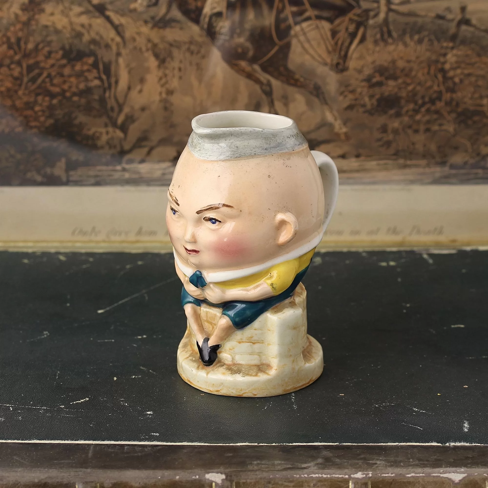 Винтажный английский кувшин Humpty Dampty Шалтай-Болтай Burlington Ware
