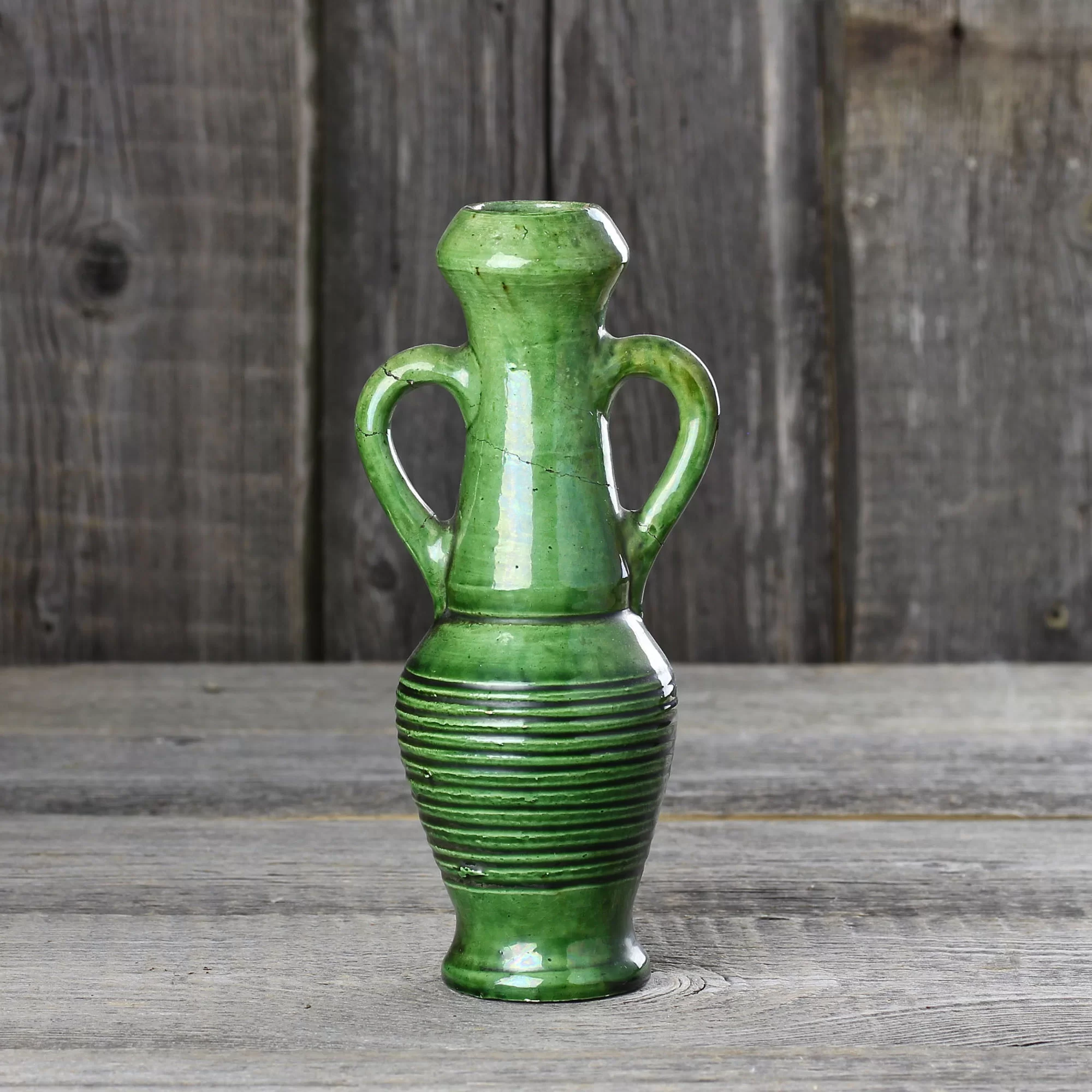 Винтажная керамическая ваза амфора с лондонского блошиного рынка