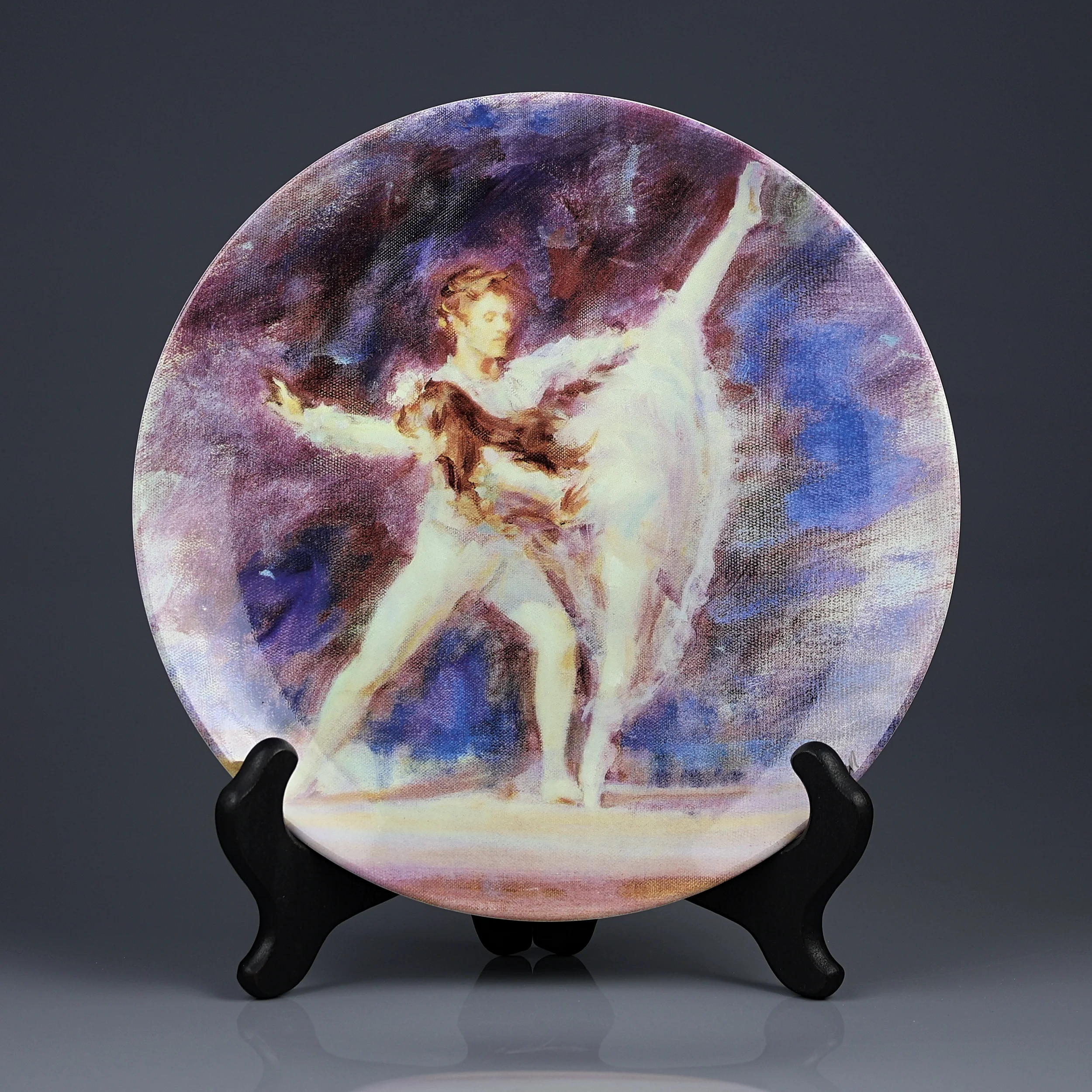 Винтажная коллекционная фарфоровая тарелка Балерина Англия Wedgwood Touch of Magic Passion of Dance