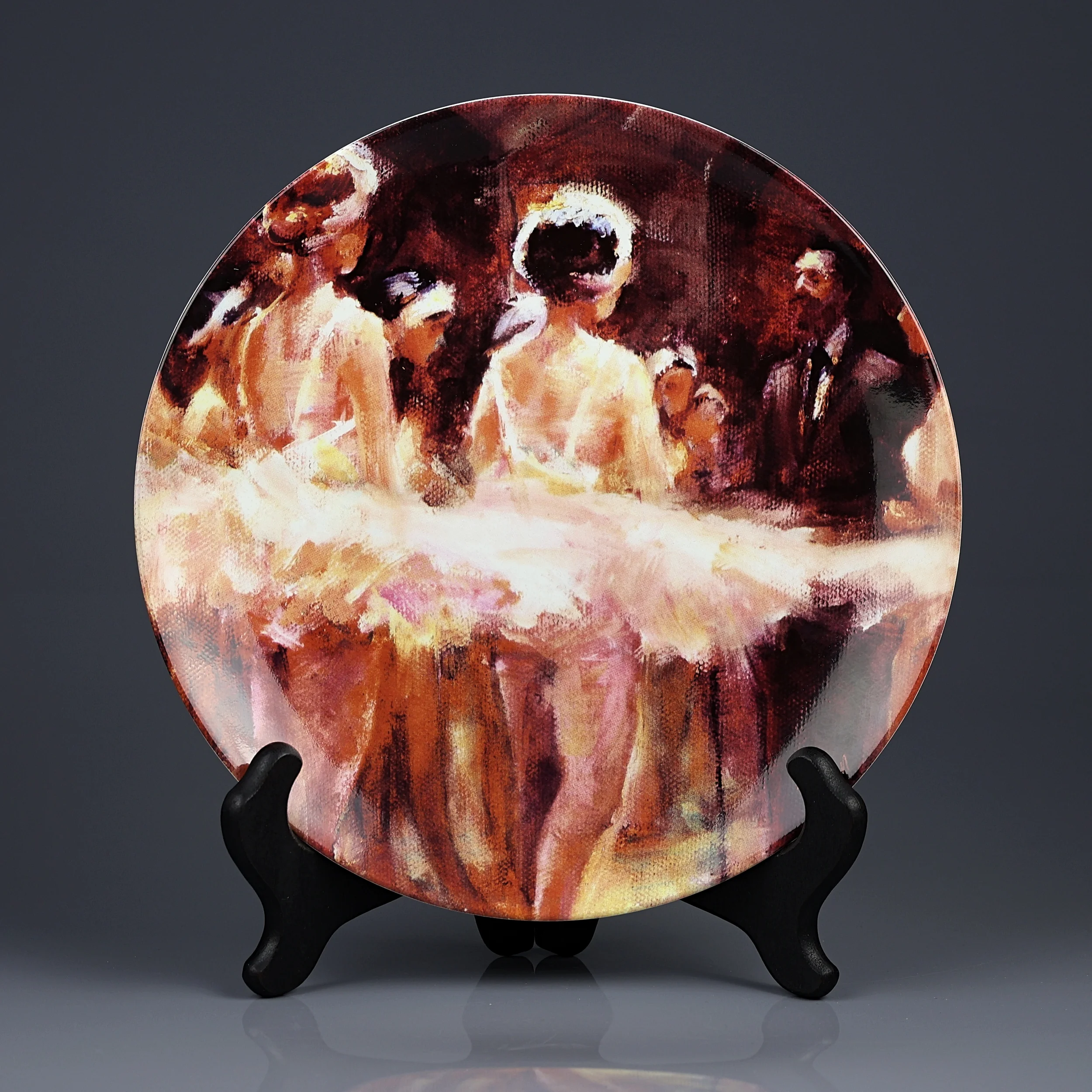 Винтажная коллекционная фарфоровая тарелка Балерины Англия Wedgwood Critique Passion of Dance