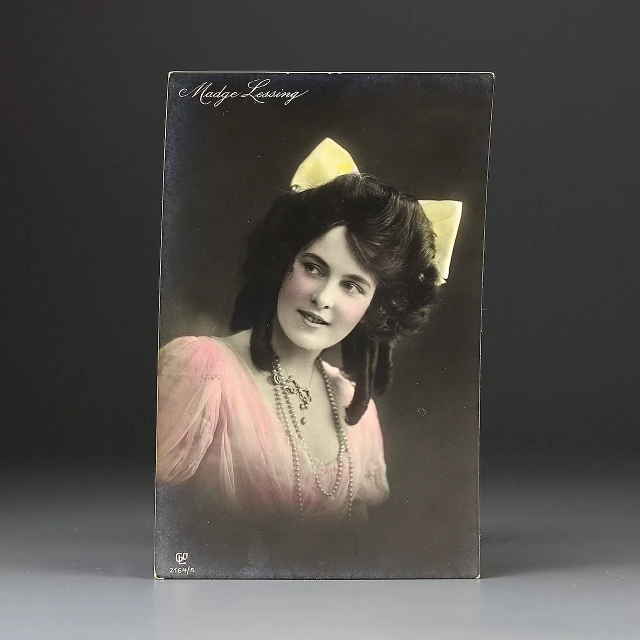 Антикварная почтовая открытка Madge Lessing Мэдж Лессинг Gustav Liersch Ser.2164/5