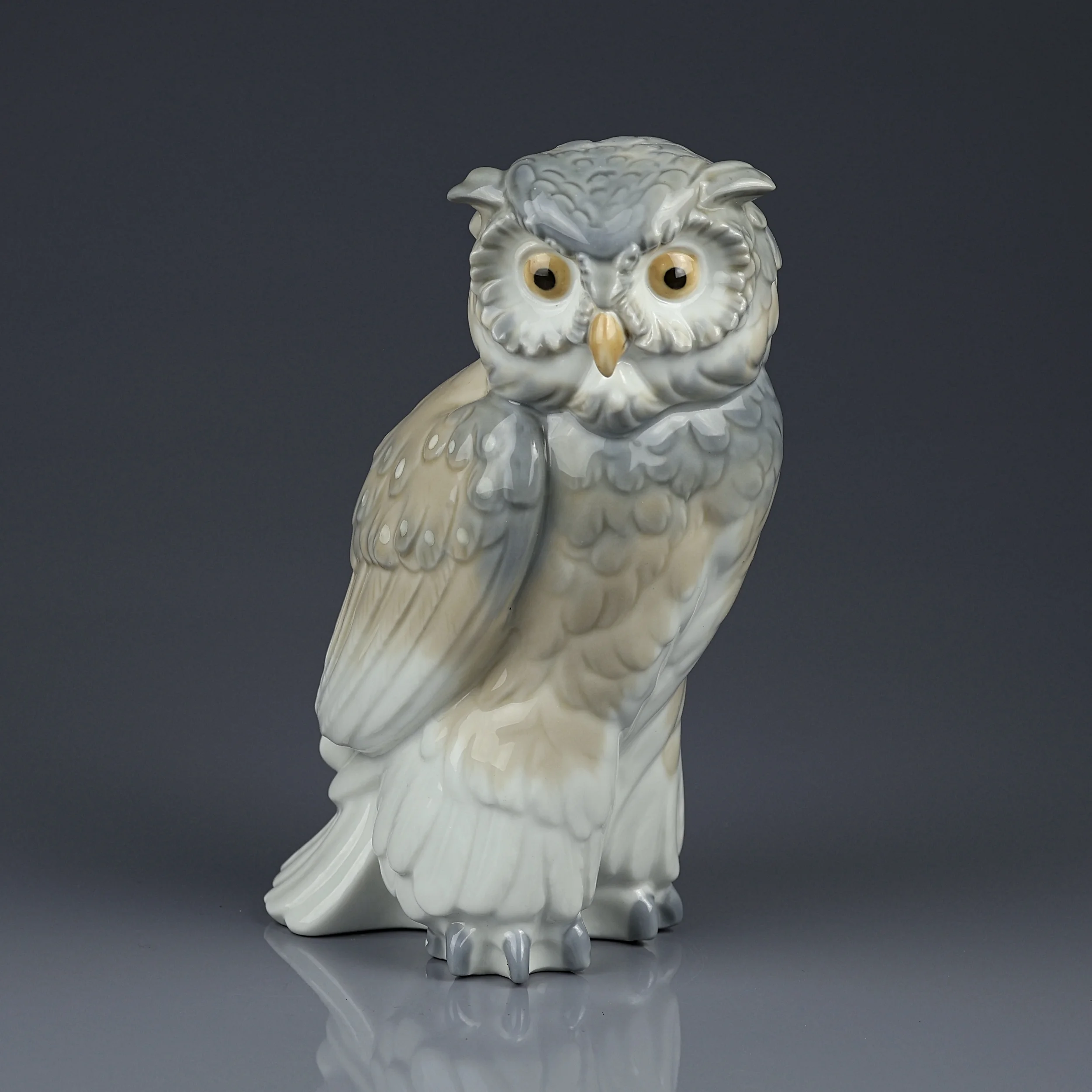 Винтажная фарфоровая статуэтка Сова NAO by Lladro Owl