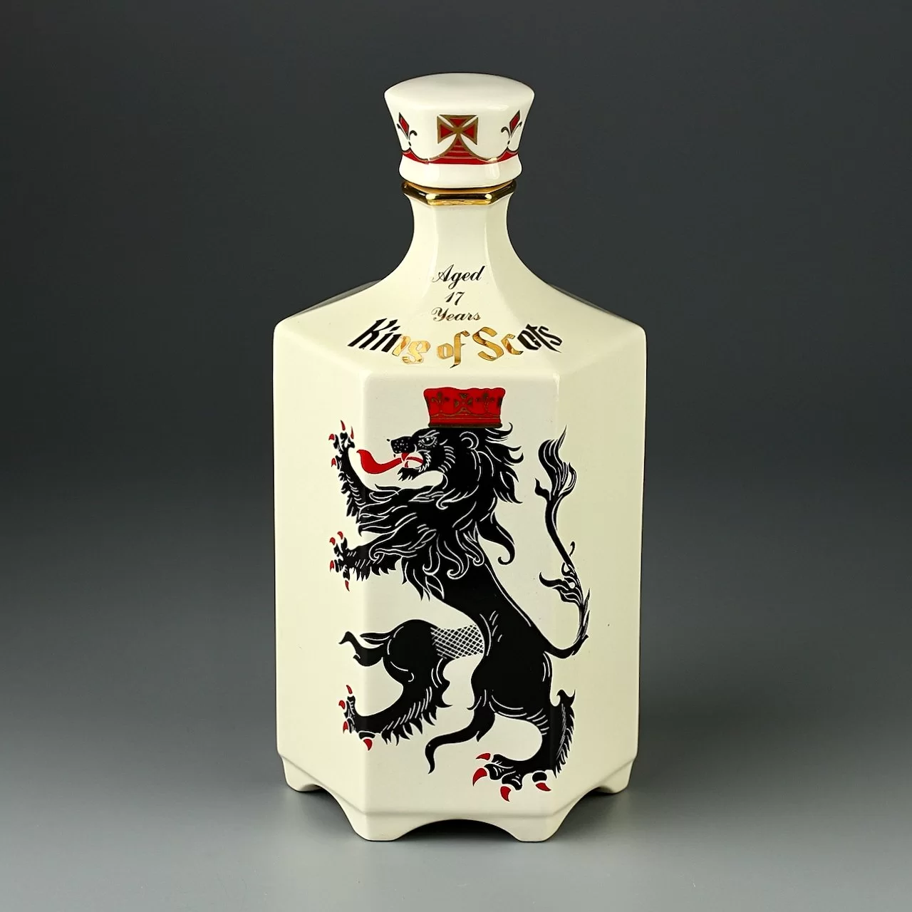 Винтажный английский декантер штоф Mason's Wedgwood Group King of Scots Aged 17 Years Виски