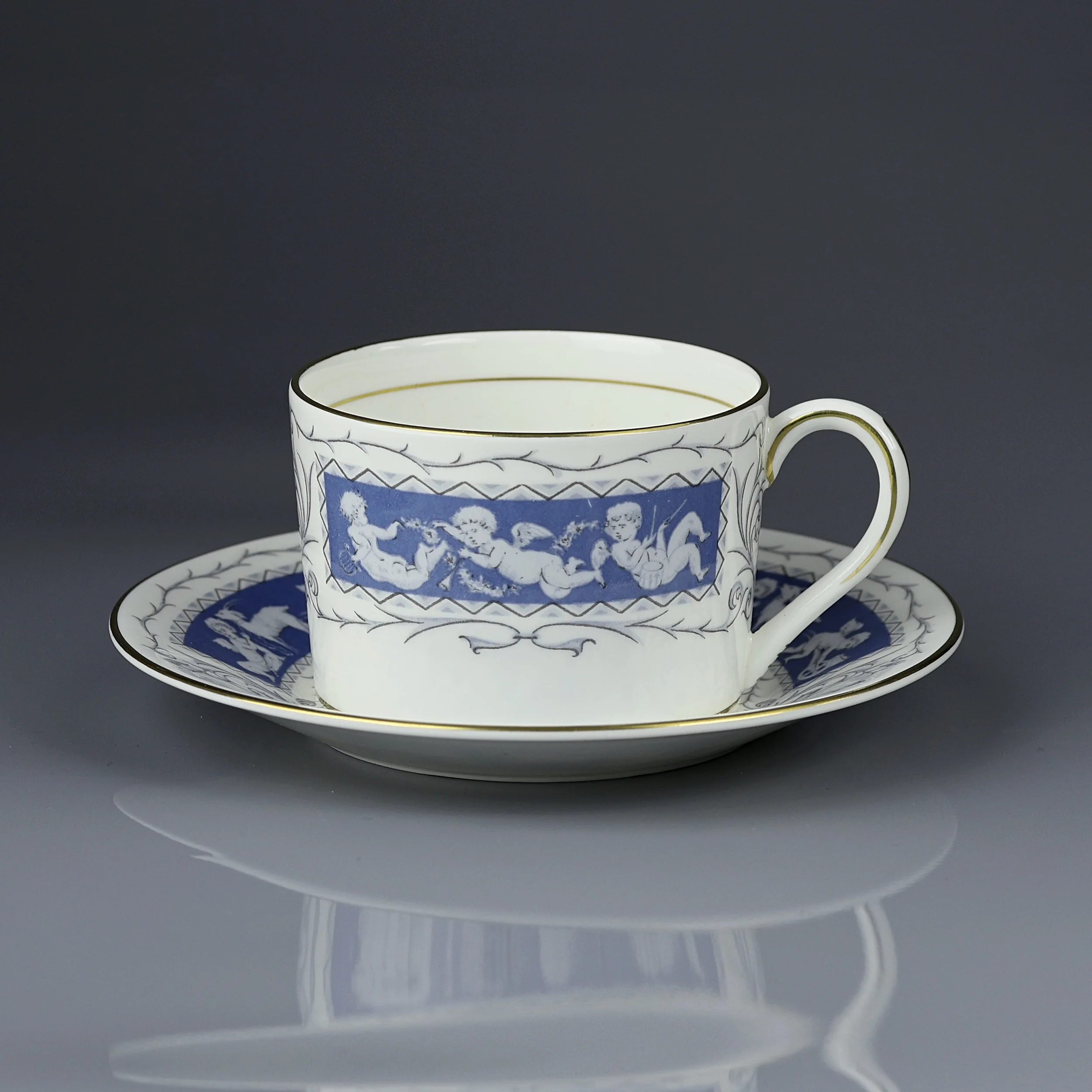 Винтажная фарфоровая чайная пара Coalport Revelry Англия