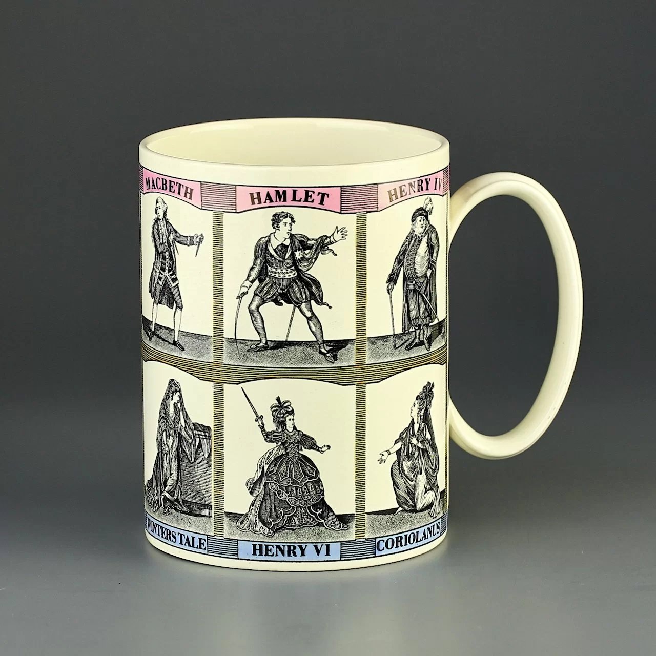 Винтажная английская кружка Уильям Шекспир Юбилей Wedgwood William Shakespeare Playwright and Poet