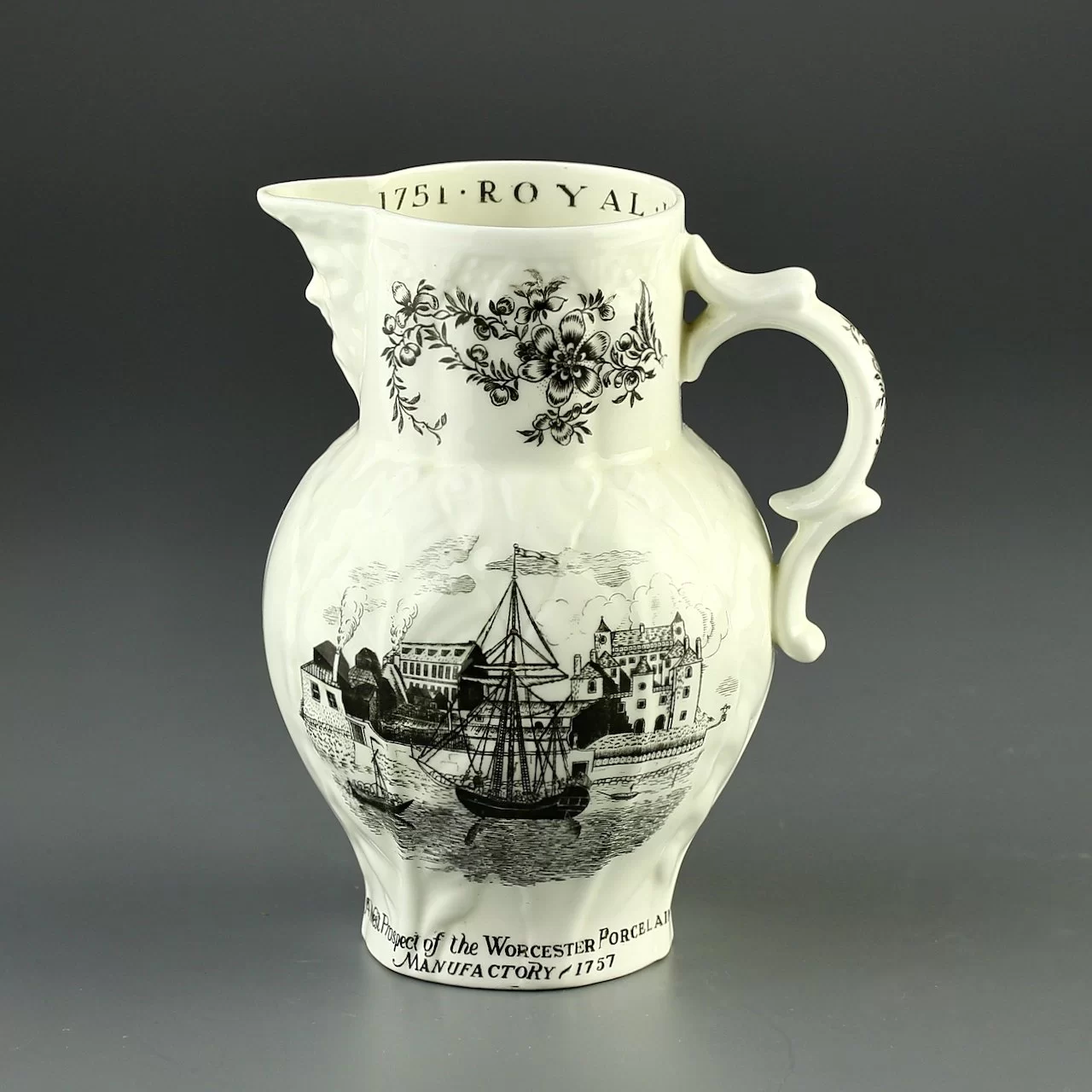 Винтажный английский кувшин Royal Worcester 1751-1951 Bicentenary Двухсотлетний юбилей