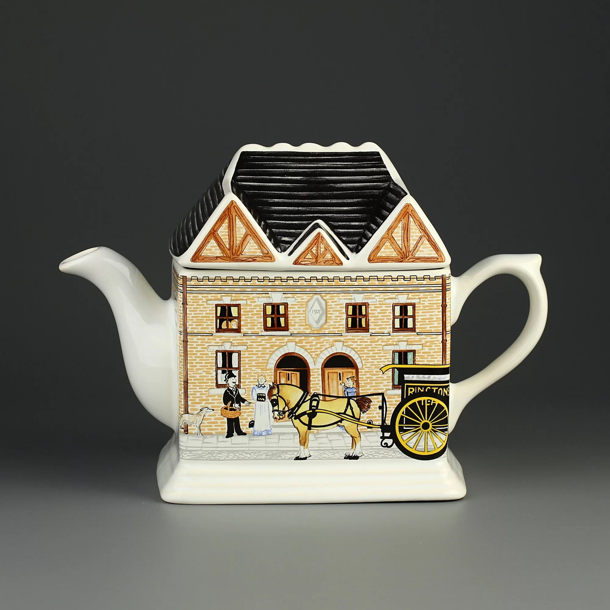 Английский коллекционный чайник Wade Ceramics for Ringtons 1920s Collectors Teapot