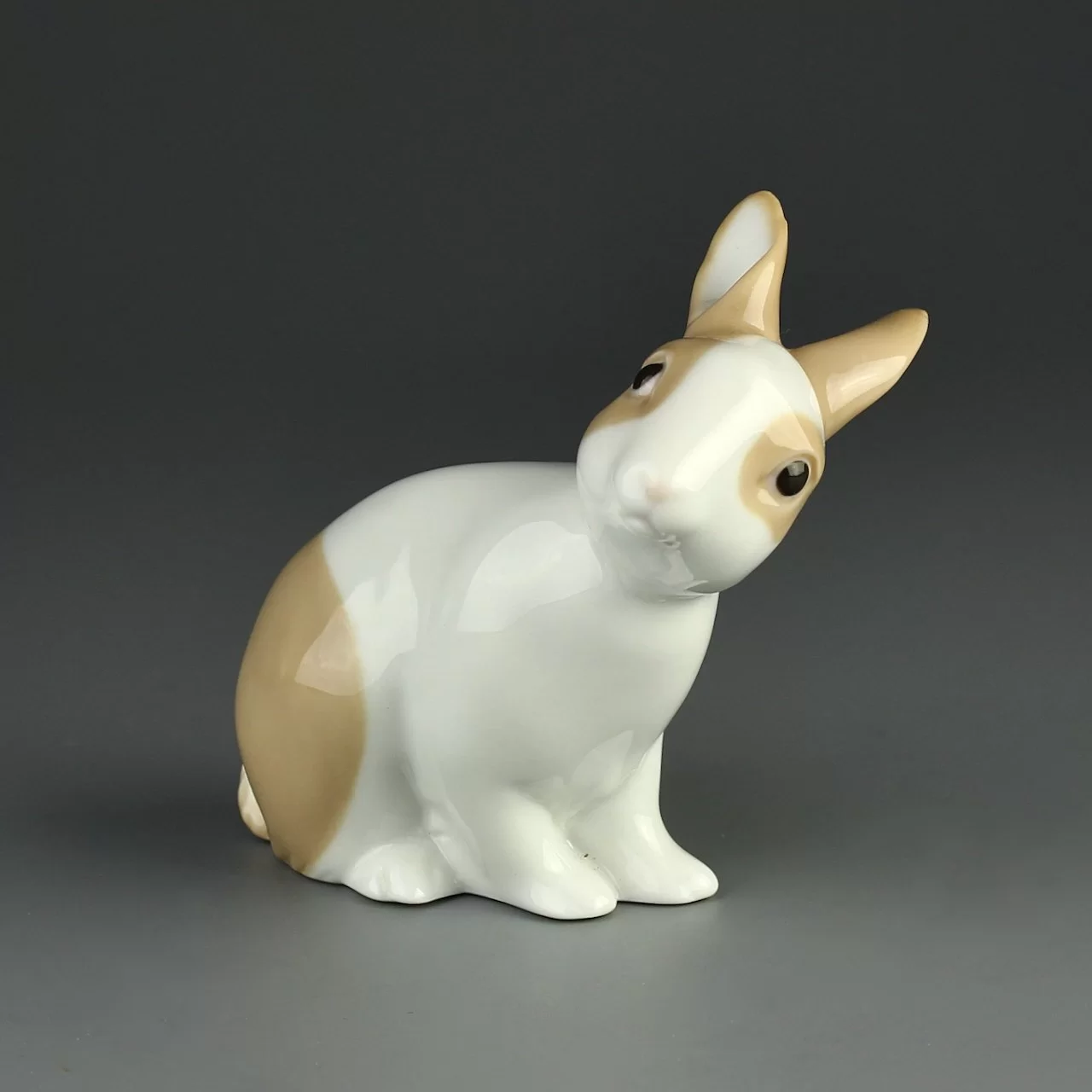 Винтажная фарфоровая статуэтка Кролик Заяц Испания NAO Lladro 1487 Cookies