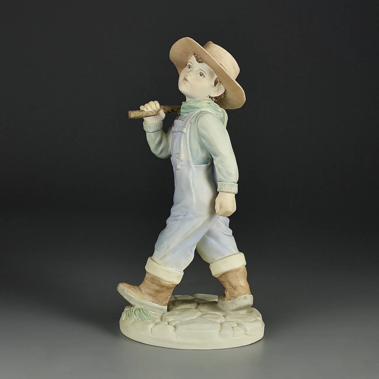 Винтажная фарфоровая статуэтка Мальчик с узелком Четверг Coalport Thursday’s Child Children of the Week Collection