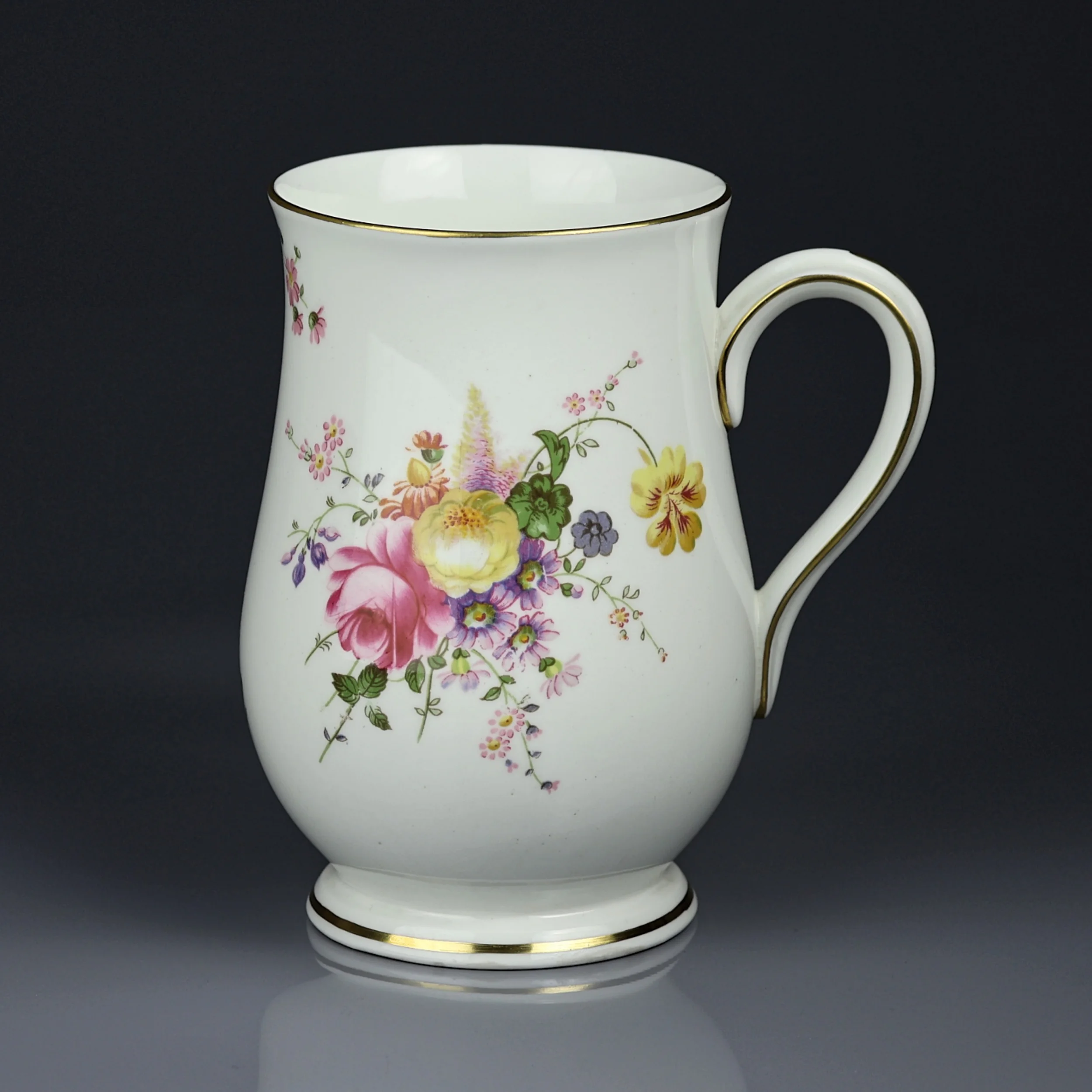 Винтажная фарфоровая кружка Англия Royal Crown Derby Posies