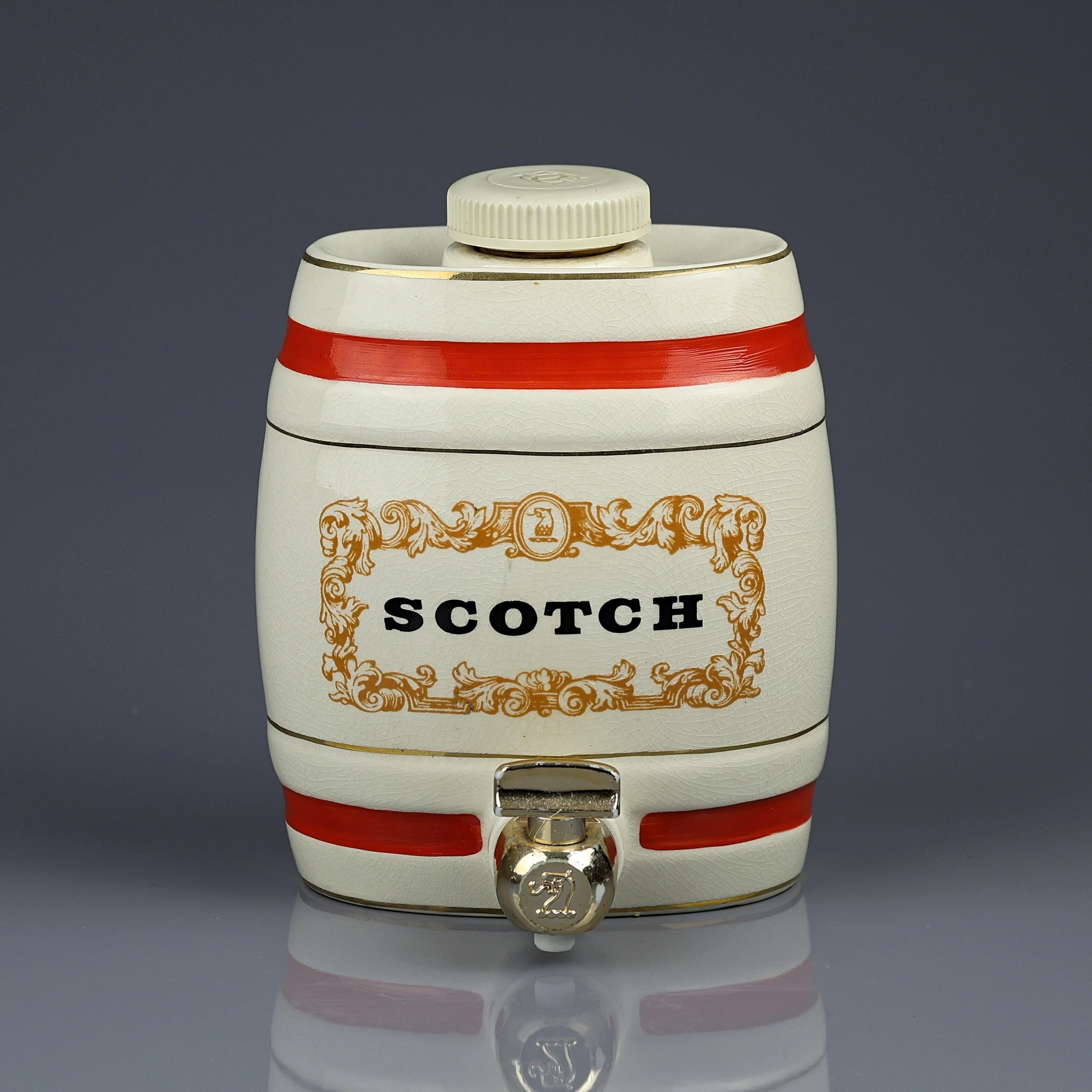 Винтажный керамический бочонок для скотча Англия Wade Pottery Scotch по заказу W & A Gilbey