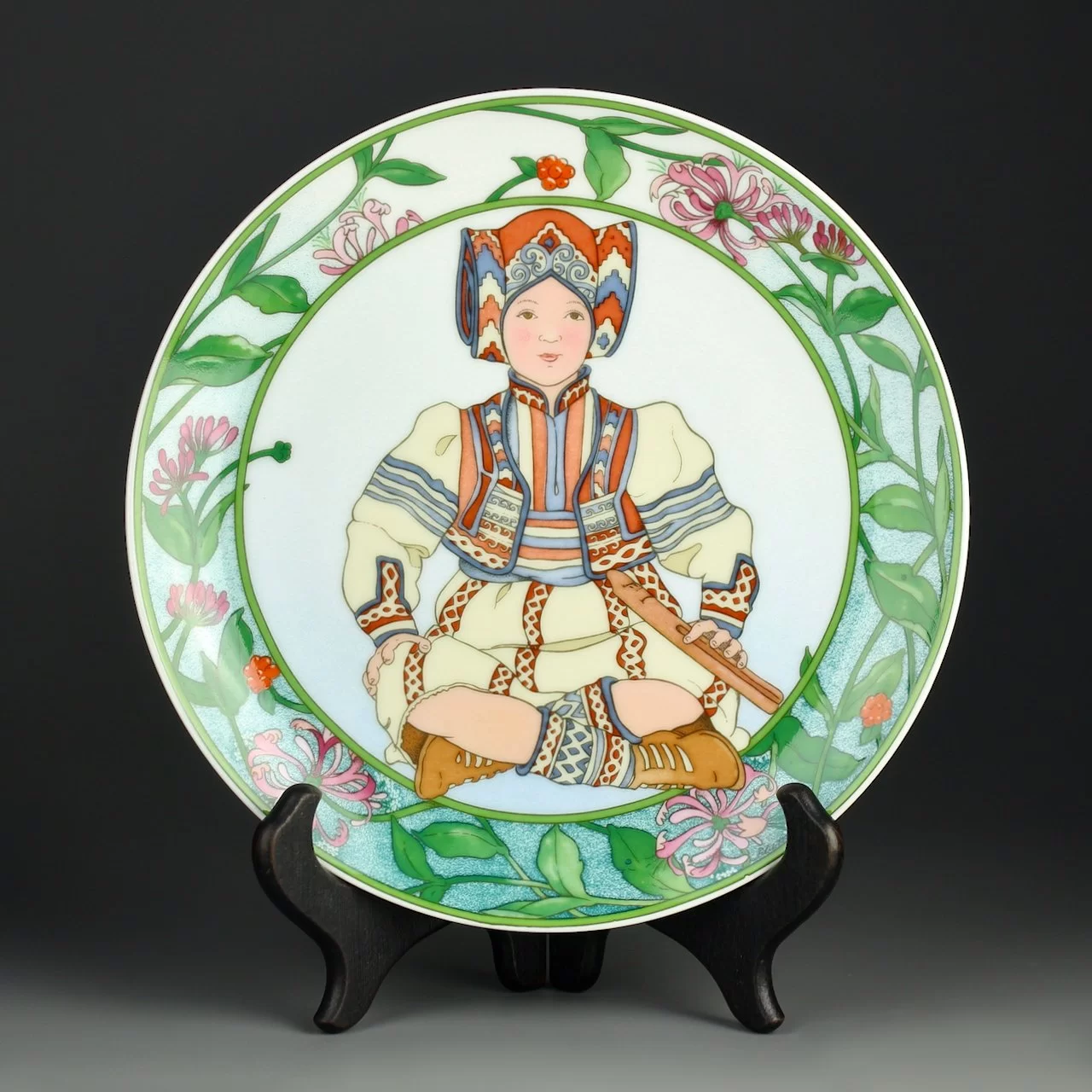 Тарелка винтажная декоративная настенная Фарфор Дети Villeroy & Boch Heinrich Children of the World Yugoslavia №10 unicef