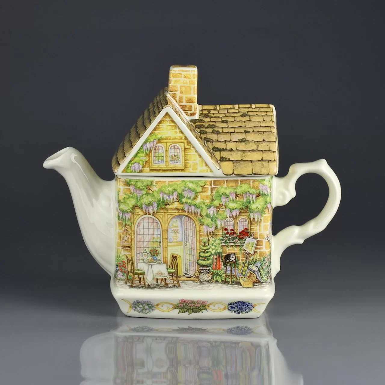 Винтажный английский чайник English Country Cottage Wysteria Lodge