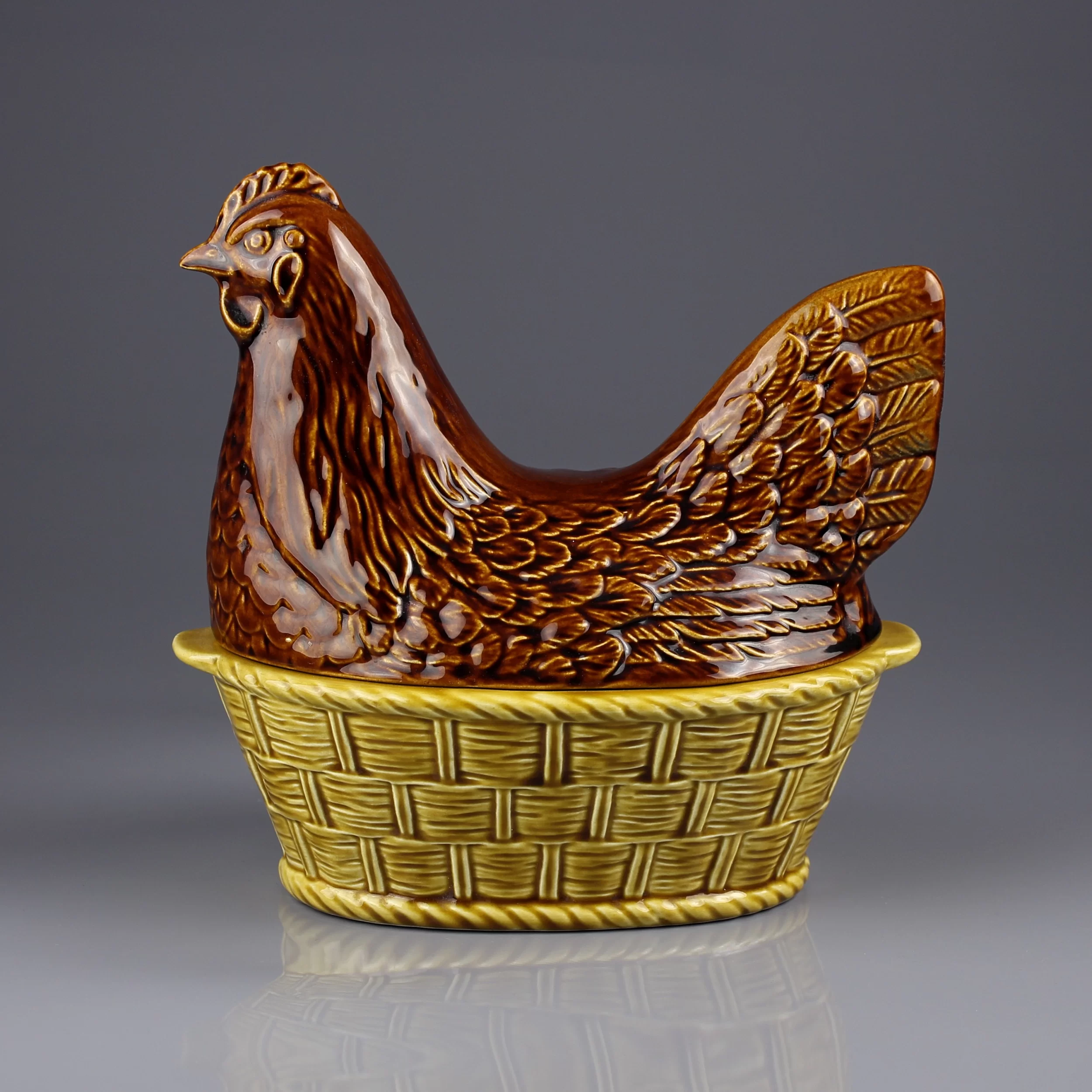 Винтажный английский террин Курица Beswick 2306