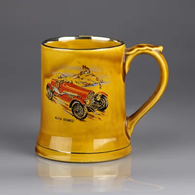 Керамическая винтажная кружка Alfa Romeo 1924 Wade England Серия Veteran & Vintage Cars