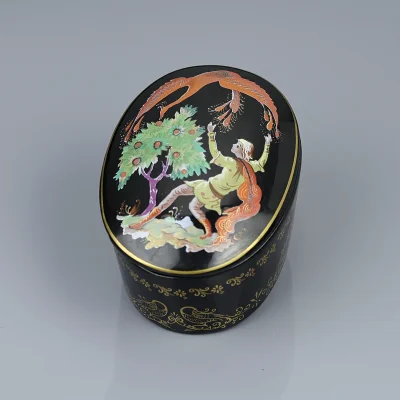 Винтажная музыкальная шкатулка Жар-птица Шедевры русского балета Franklin Mint Firebird Masterpieces of the Russian Ballet