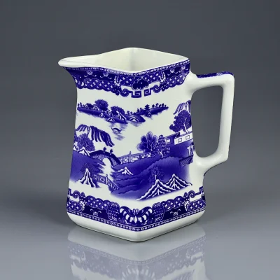 Винтажный английский керамический кувшин в стиле шинуазри Wade Ceramics для Ringtons по образцу Maling