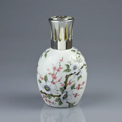Винтажная фарфоровая лампа Берже BT Butterfly Франция Лимож Lampe Berger Limoges