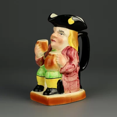 Винтажный английский кувшин Avon Ware Squire Джентльмен с кувшином и кружкой Toby Character Jug