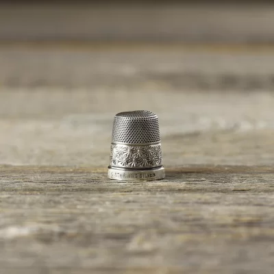 Антикварный серебряный напёрсток Sterling Silver