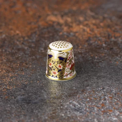 Винтажный английский напёрсток Royal Crown Derby Traditional Imari Thimble