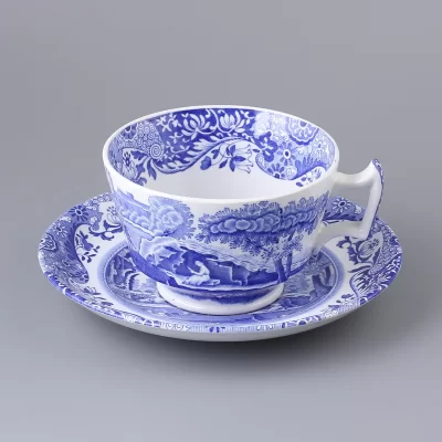 Винтажная чайная пара Copeland Spode's Italian