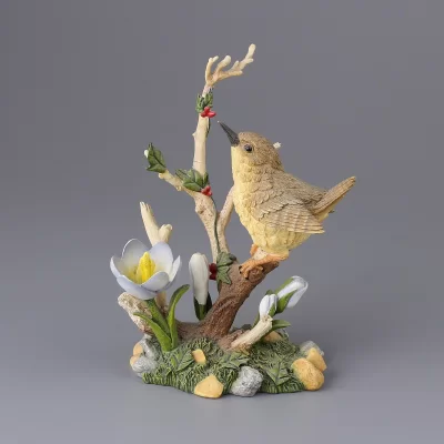 Винтажная фигурка Крапивник Птицы Англия Royal Doulton Birds of Nature Collection Wren