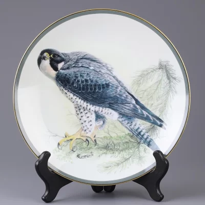 Тарелка винтажная декоративная настенная Фарфор Хищные птицы Hamilton Collection Majestic British Birds of Prey Power and the Glory