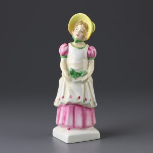 Винтажная фарфоровая статуэтка Англия Royal Doulton 2834 Emma Девочка Эмма