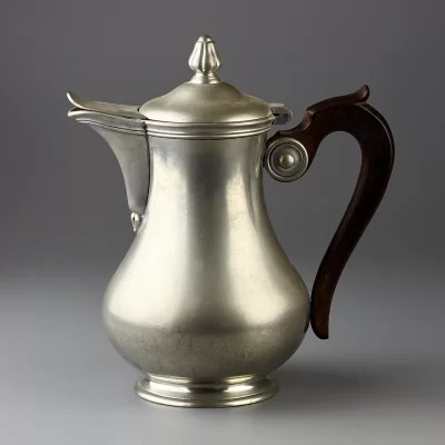 Винтажный французский кувшин кофейник Etain D'Art