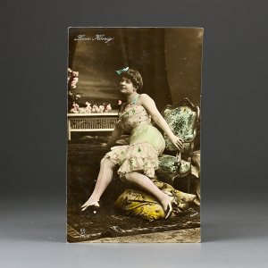 Антикварная немецкая почтовая открытка "Lucie König" Gerlach Ser.270/10