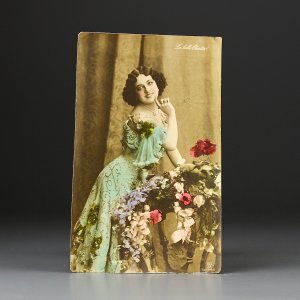 Антикварная почтовая открытка "La belle Oterita" Gerlach Ser.149/6