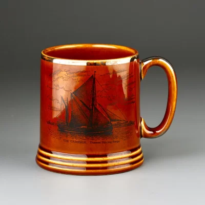 Винтажная английская кружка Lord Nelson The Cambria, Thames Sailing Barge The Maritime Trust
