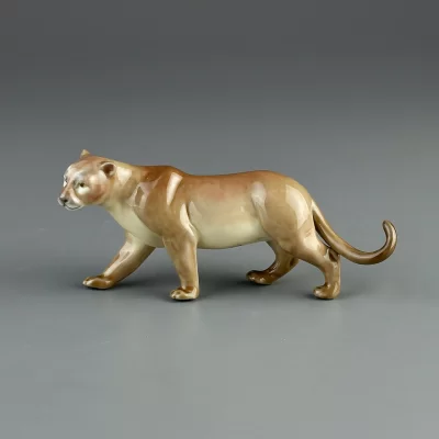 Винтажная фарфоровая статуэтка Пума Lladro 5435 Puma