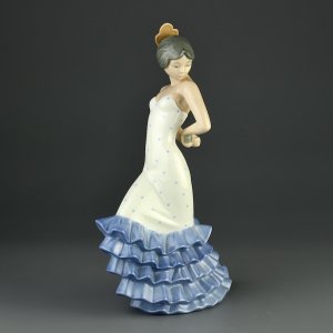Винтажная фарфоровая статуэтка Испания Lladro NAO Flamenco Фламенко Танцовщица