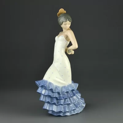 Винтажная фарфоровая статуэтка Испания Lladro NAO Flamenco Фламенко Танцовщица