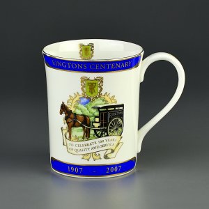 Английская фарфоровая кружка Лошадь с повозкой Ringtons Centenary To Celebrate 100 Years of Quality and Service 1907-2007