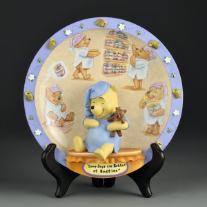Винтажная тарелка Винни-Пух Winnie the Pooh 100 Acre Days Винни-Пух с мишкой