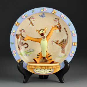 Винтажная тарелка Винни-Пух Winnie the Pooh 100 Acre Days Тигр