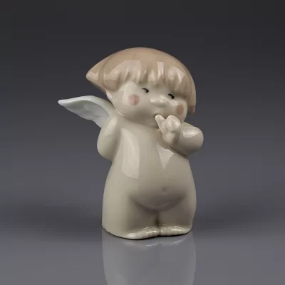 Винтажная фарфоровая фигурка Ангел Испания NAO Lladro 5015 My, oh my!