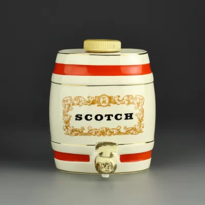 Винтажный английский бочонок для виски скотча Scotch