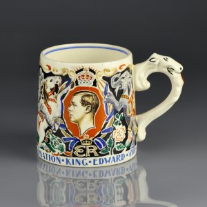 Антикварная английская кружка Коронация Эдуард VIII Coronation King Edward 1937 год