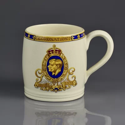 Антикварная коронационная кружка Эдуард VIII Coronation Edward 1937 год Norville Ware